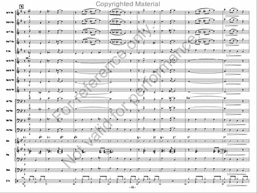 Just Fine! Jazz Ensemble scores gallery preview page 10