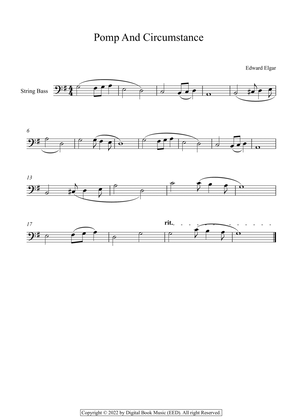 Pomp And Circumstance - Edward Elgar (String Bass) G major