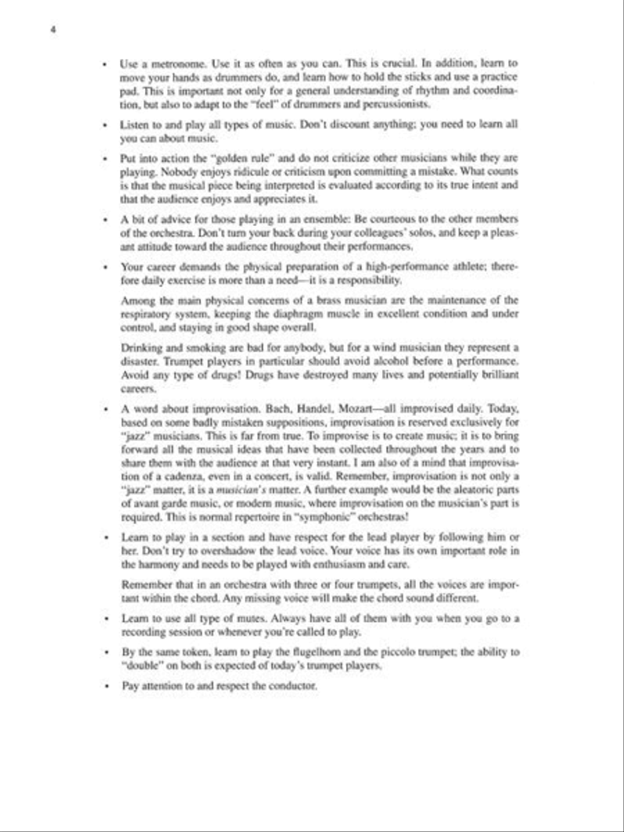 Playing Techniques & Performance Studies For Trumpet - Volume 2 Trumpet scores gallery preview page 6