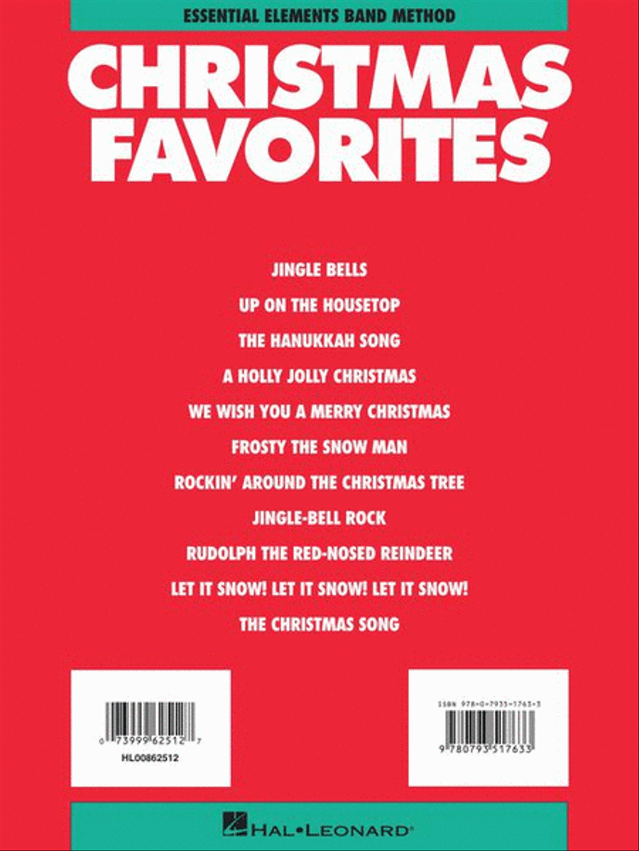 Essential Elements Christmas Favorites Concert Band Methods scores gallery preview page 6