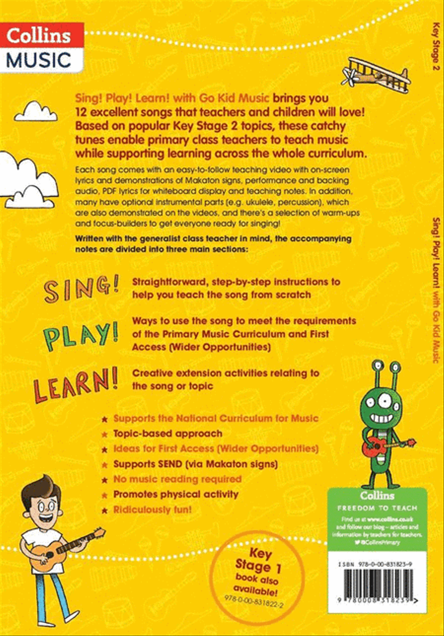 Sing! Play! Learn! with Go Kid Music - Key Stage 2 Book and DVD scores gallery preview page 2