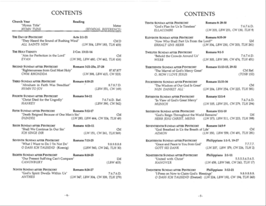 The Epistles in Song for the Pentecost Season Series A Collection / Songbook scores gallery preview page 3