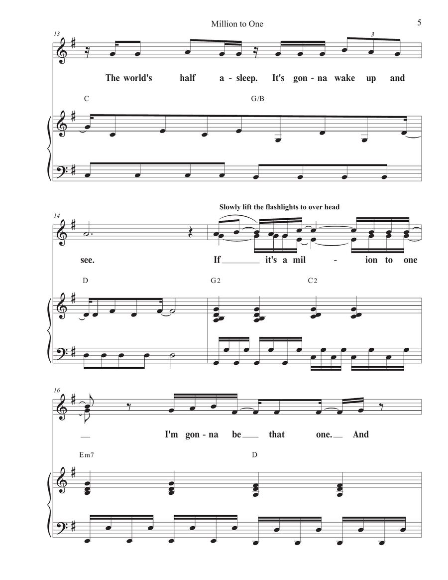 Million To One 2-Part scores gallery preview page 5