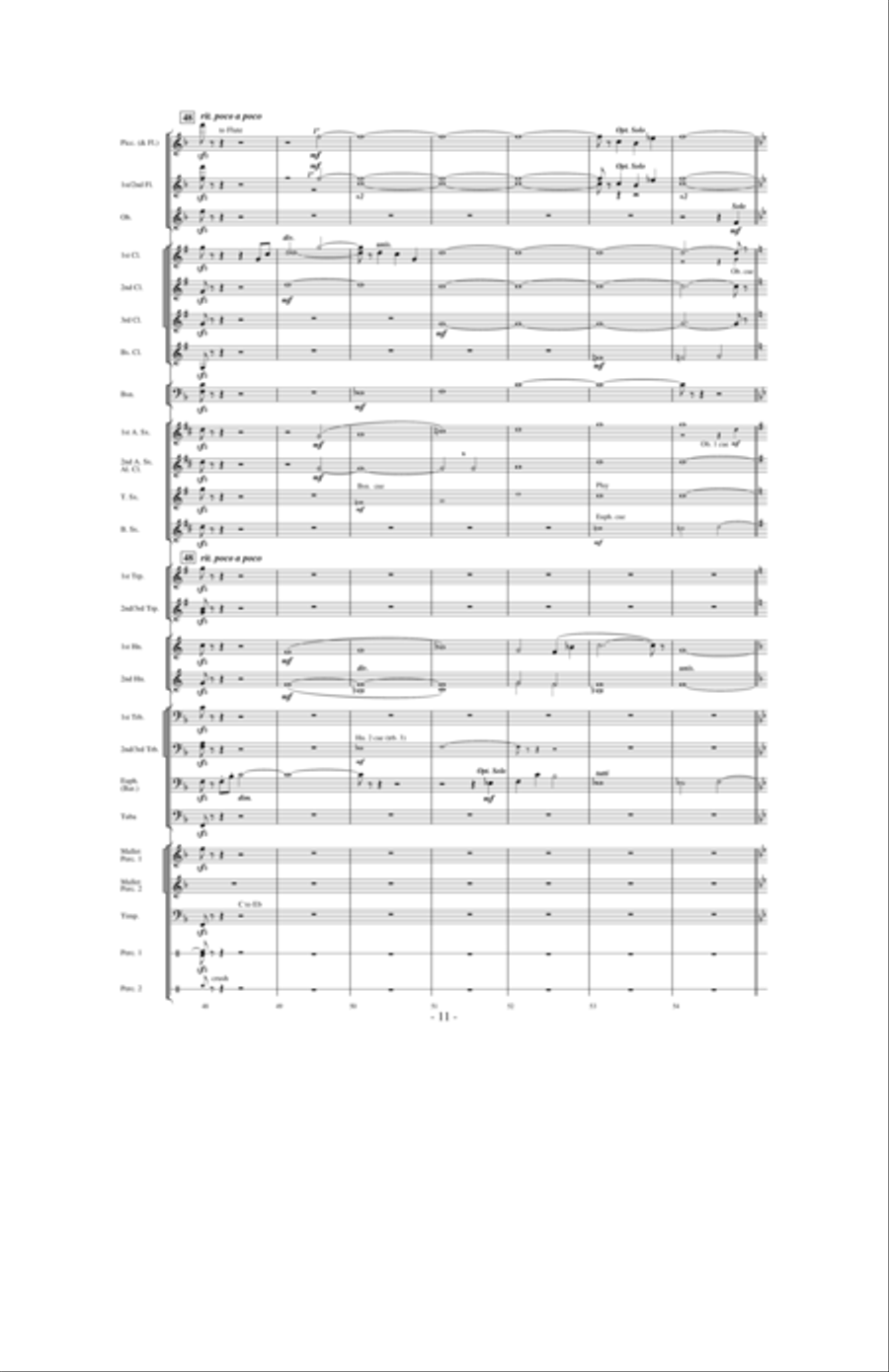 High Country Celebration Concert Band scores gallery preview page 10