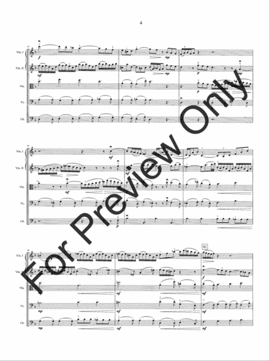 Bach Largo String Orchestra scores gallery preview page 7