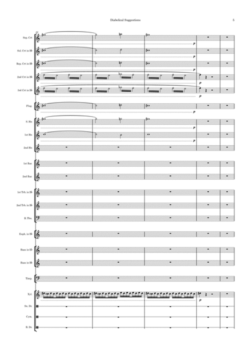 Prokofiev: Diabolical Suggestions (Brass Band-Score only) image number null