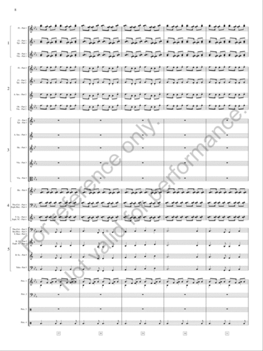 America The Beautiful Concert Band scores gallery preview page 9