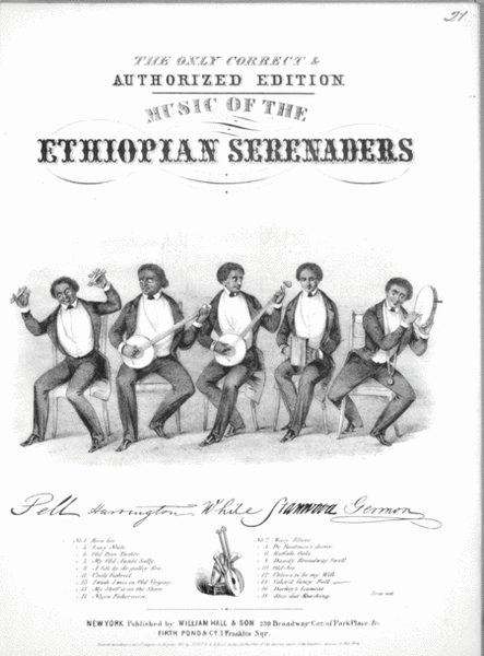 Music of the Ethiopian Serenaders. De Color'd Fancy Ball