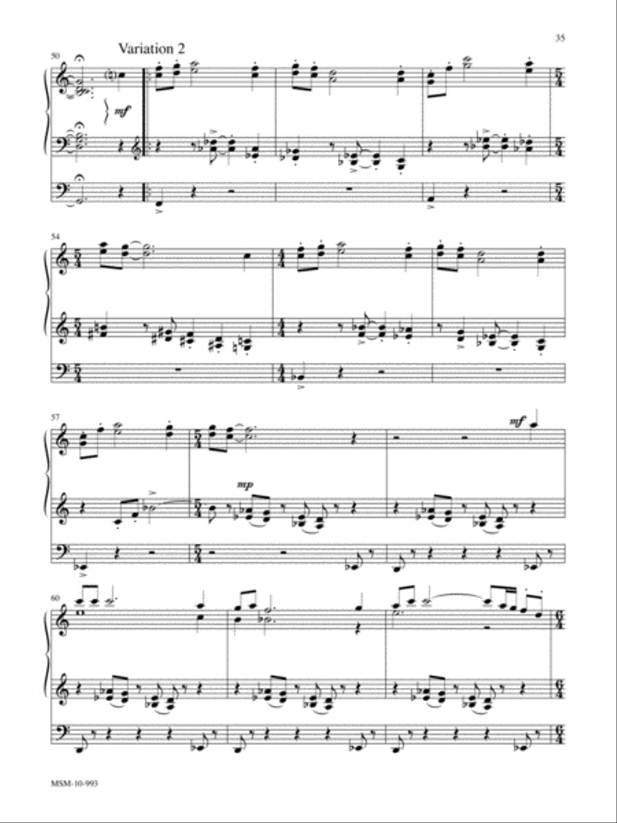 Marilyn Mason Music Library, Volume 4 Organ scores gallery preview page 10