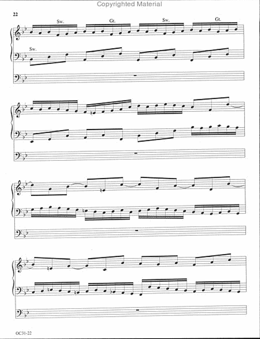 A Time to Dance: Baroque Gigues for Organ Organ Solo scores gallery preview page 13