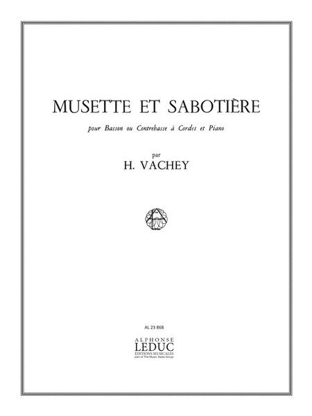 Musette Et Sabotiere (bassoon & Piano)