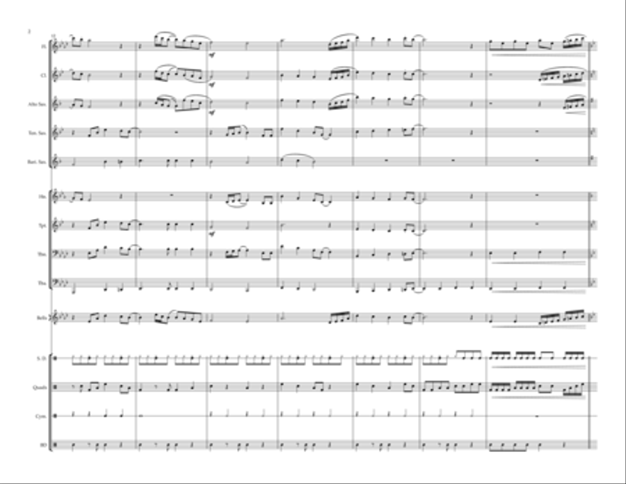 Can You Feel The Love Tonight Marching Band scores gallery preview page 2
