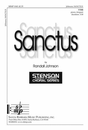 Book cover for Sanctus - TTBB Octavo