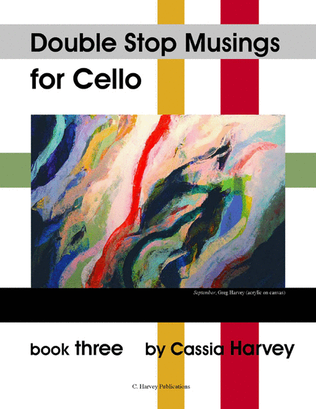 Book cover for Double Stop Musings for the Cello, Book Three