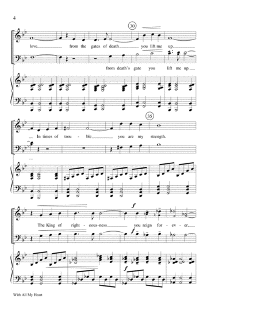 With All My Heart 2-Part scores gallery preview page 4