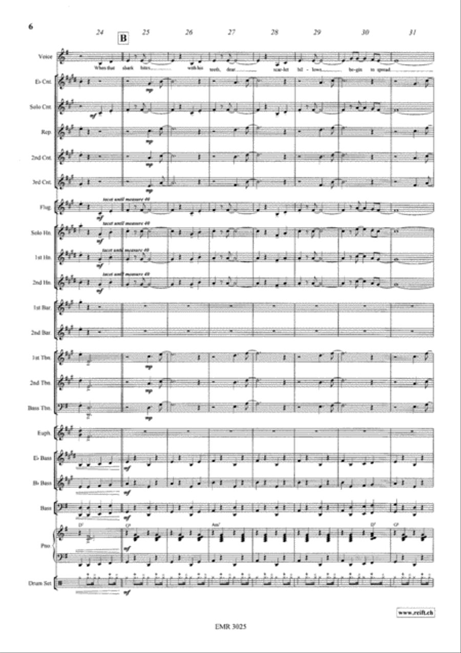 Mack The Knife Brass Band scores gallery preview page 7