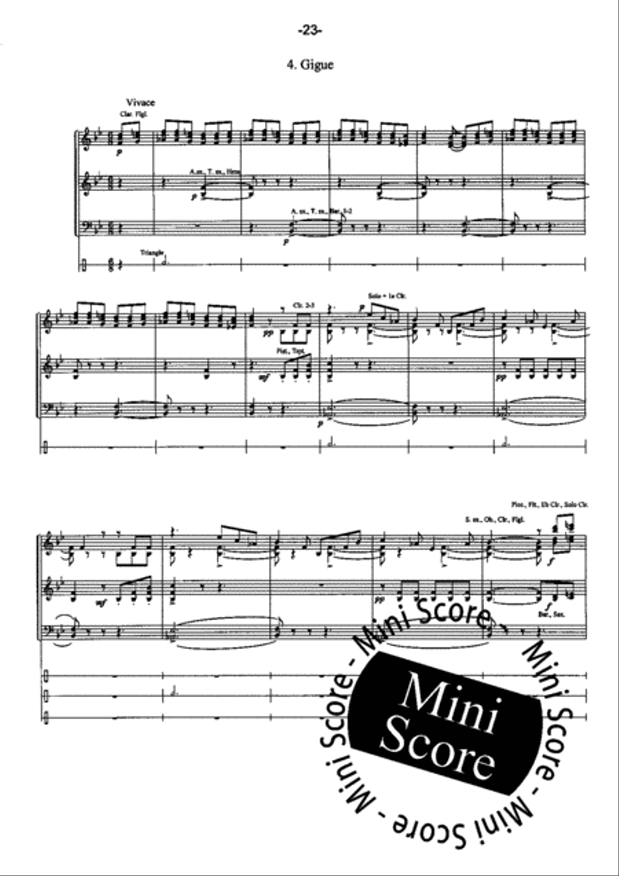 Partita Concert Band scores gallery preview page 26