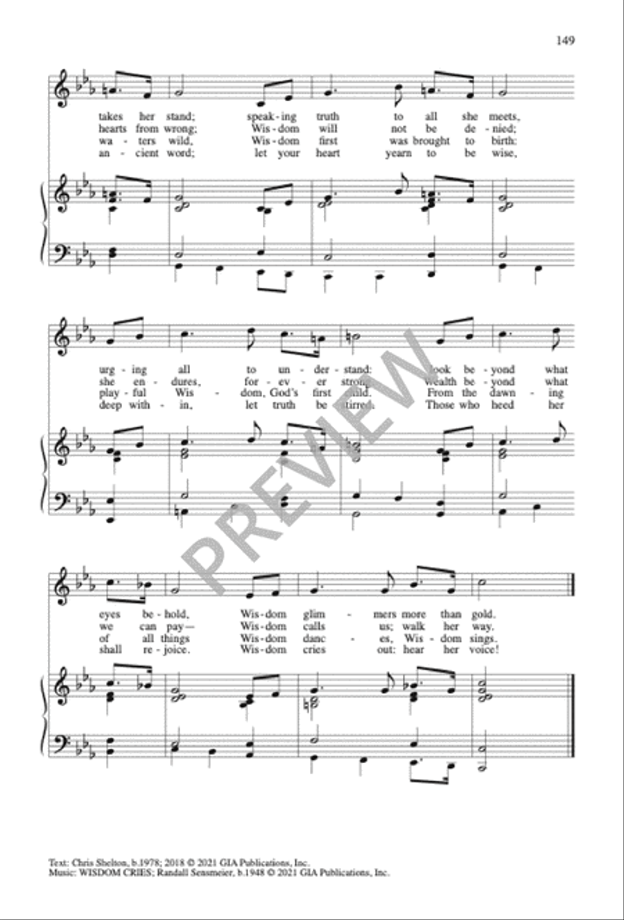 Sing No Empty Alleluias Sacred scores gallery preview page 135