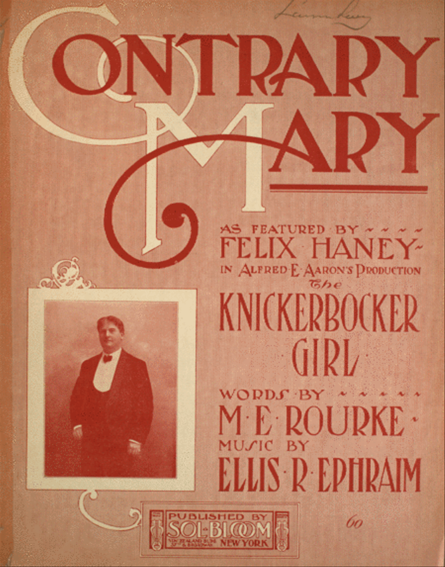 Contrary Mary Voice scores gallery preview page 1