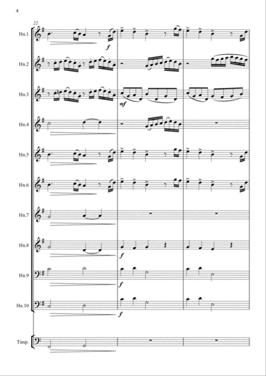Go The Distance Large Ensemble scores gallery preview page 5