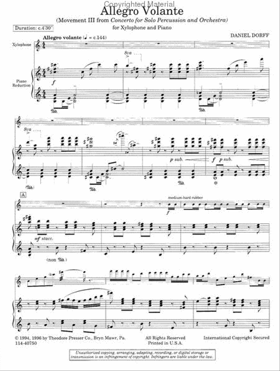 Allegro Volante Chamber Music scores gallery preview page 2