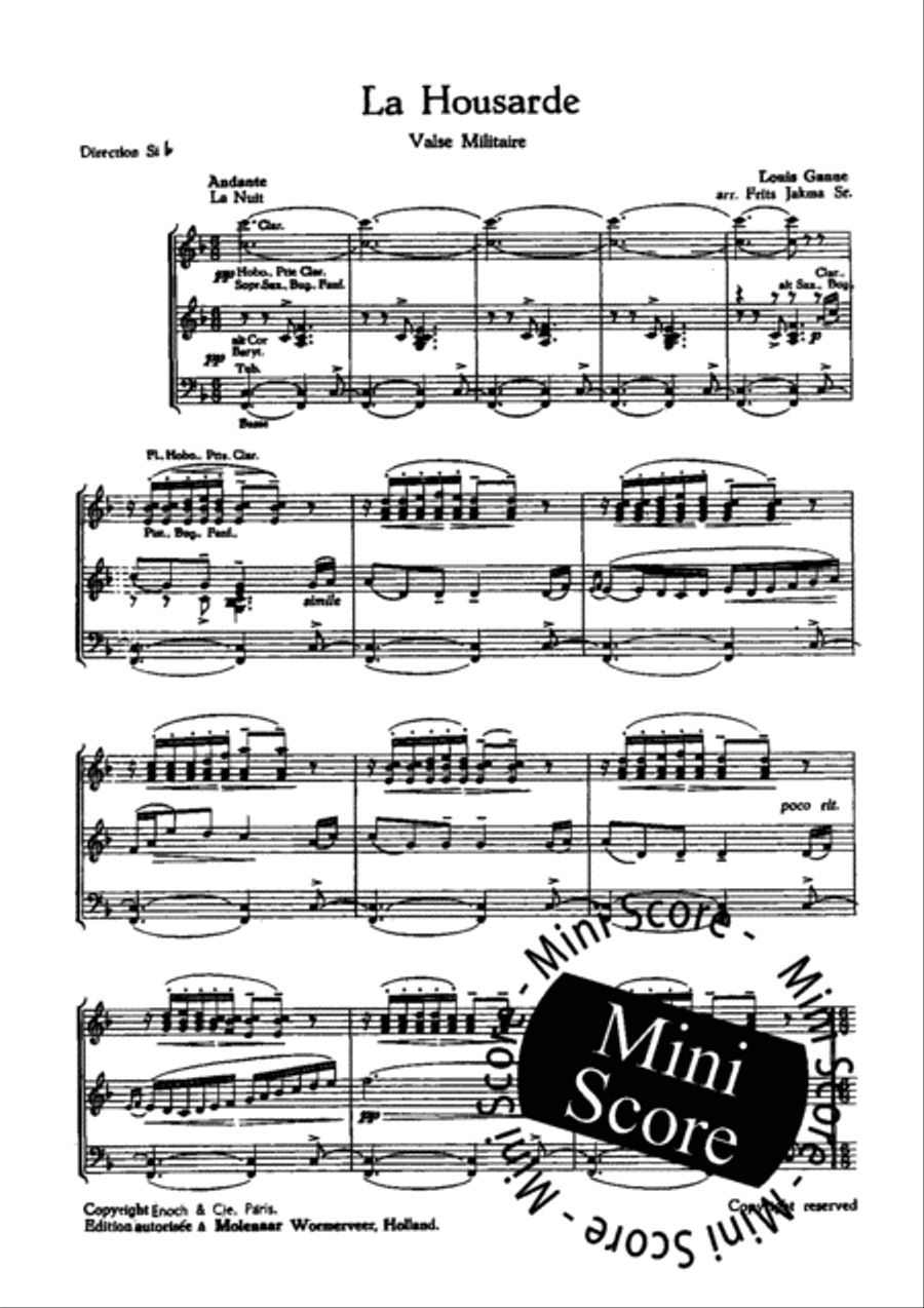 La Housarde Fanfare Band scores gallery preview page 3