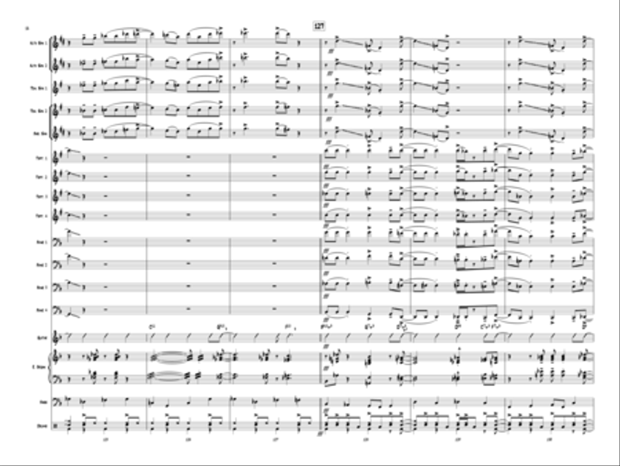Sax Education Jazz Ensemble scores gallery preview page 19