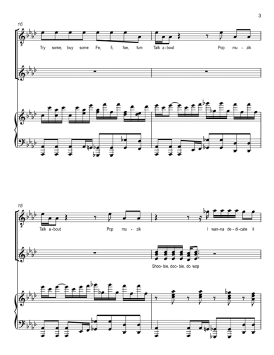 Pop Muzik Voice scores gallery preview page 3