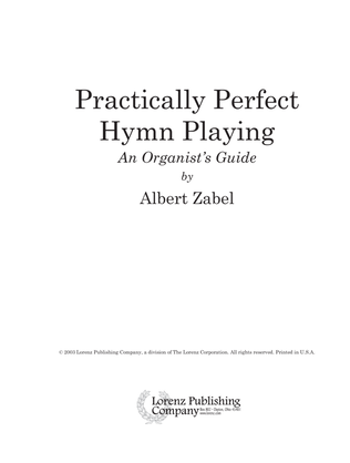 Practically Perfect Hymn Playing