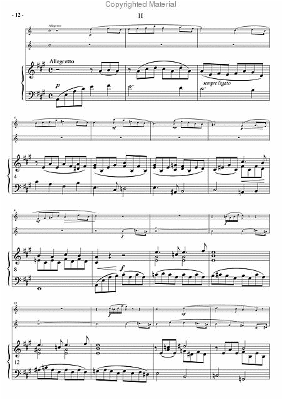 Trio in D Clarinet scores gallery preview page 3