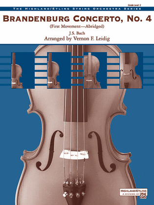 Book cover for Brandenburg Concerto No. 4