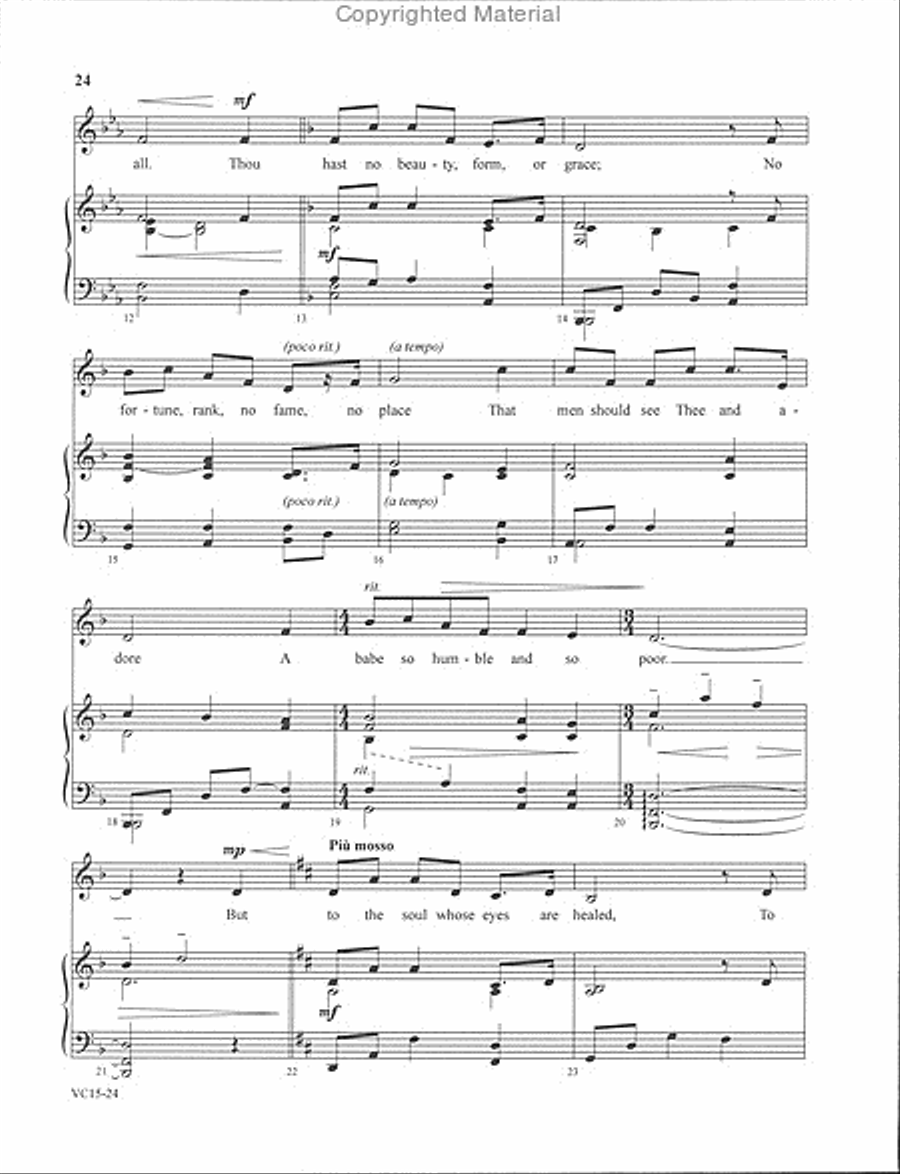 Sacred Solos of Dan Forrest - medium voice Medium Voice scores gallery preview page 9