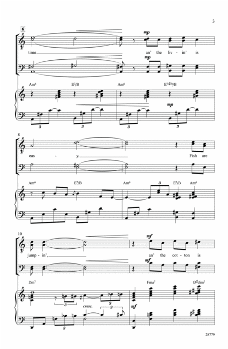 Summertime Summertime Men's Choir scores gallery preview page 14