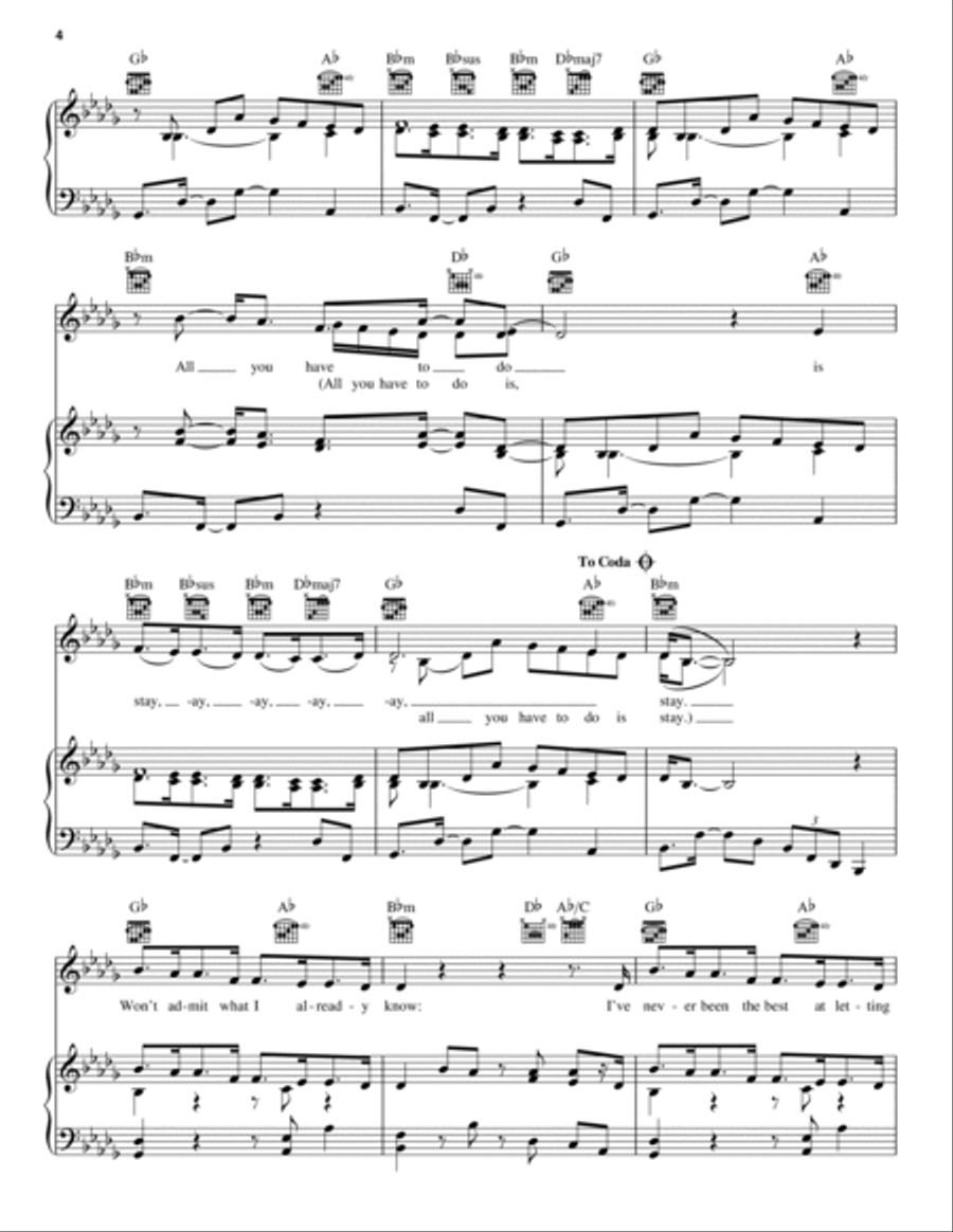 Stay A Cappella scores gallery preview page 4