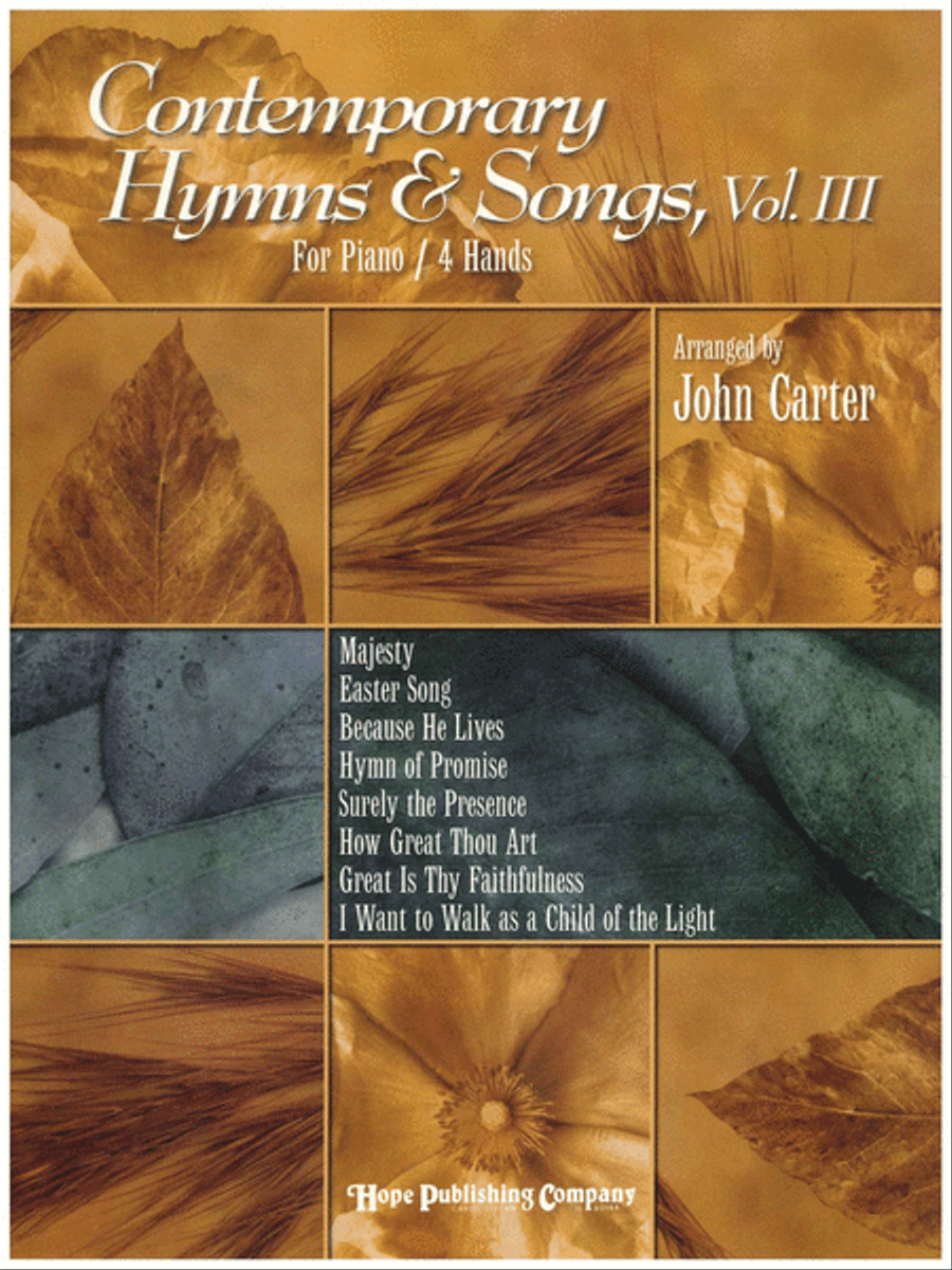 Contemporary Hymns and Songs Vol III Piano Accompaniment scores gallery preview page 1