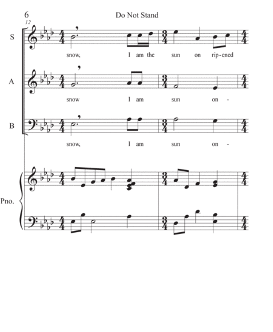 Do Not Stand 3-Part scores gallery preview page 6