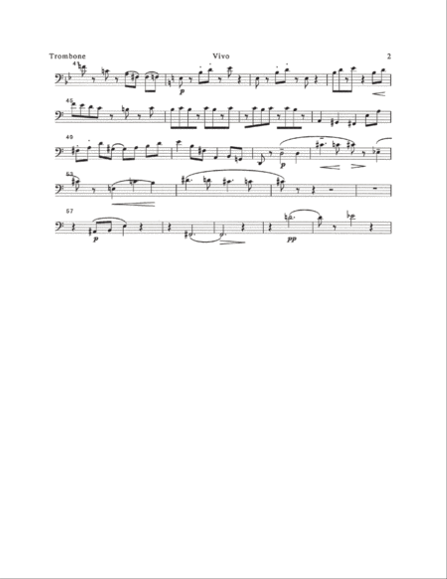 Vivo For Mr. Powell-PARTS Small Ensemble scores gallery preview page 6