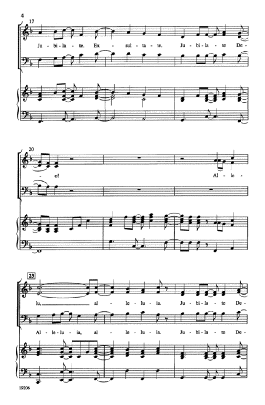 Jubilate Deo! Jubilate Deo! Choir scores gallery preview page 3
