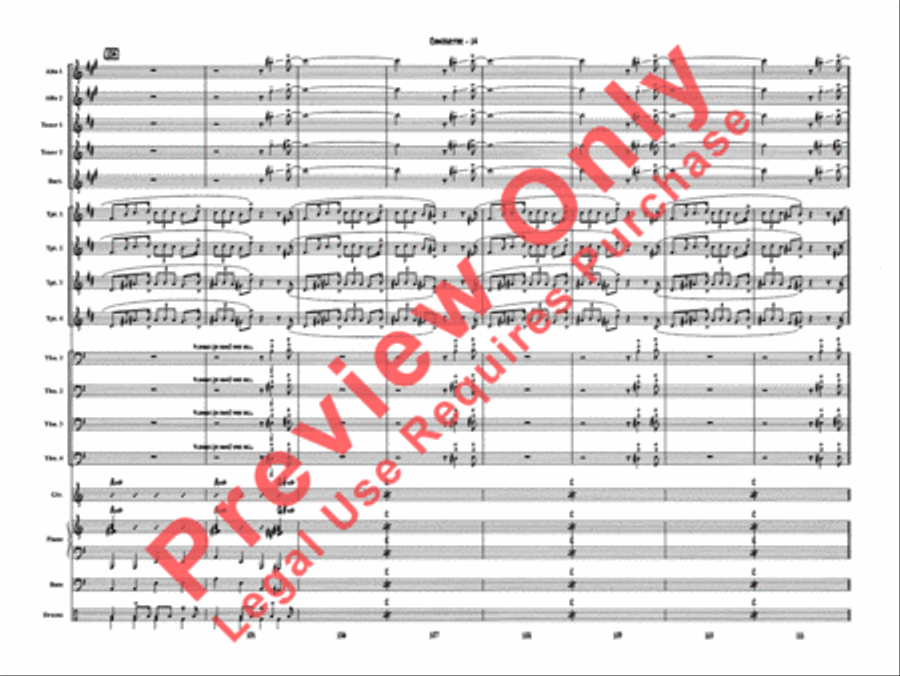 Sing, Sing, Sing Jazz Ensemble scores gallery preview page 17