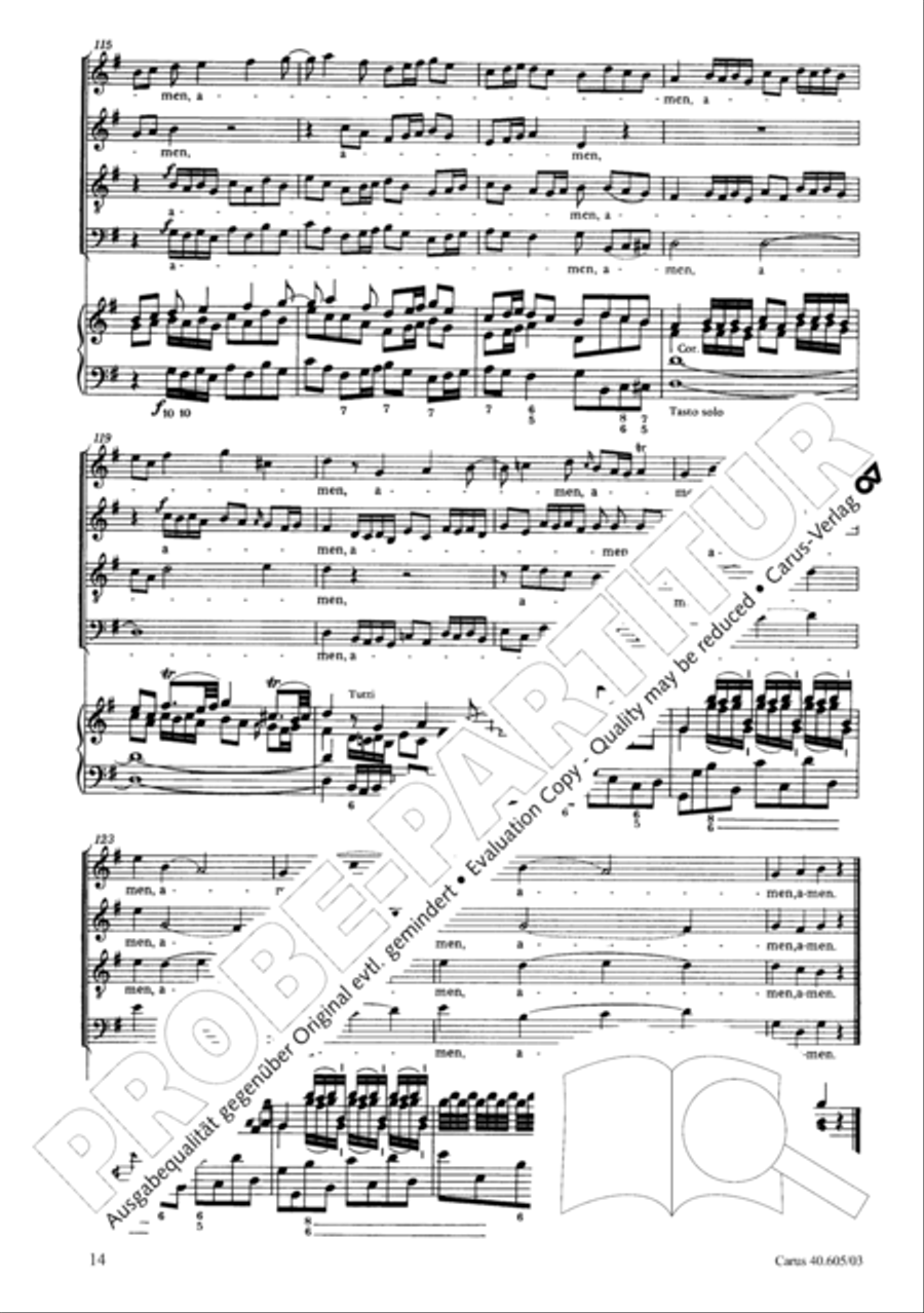 Nikolai Mass (Missa Sancti Nicolai) 4-Part scores gallery preview page 15