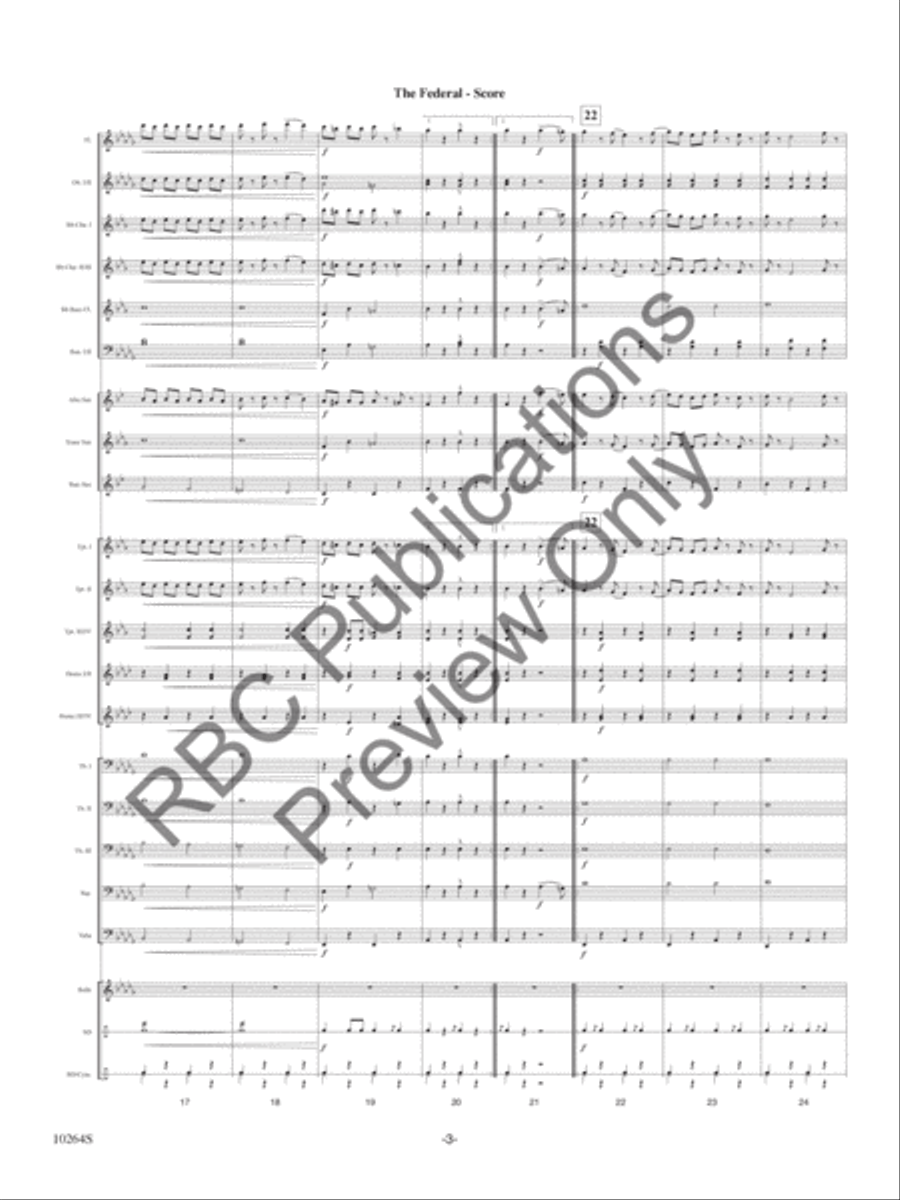The Federal The Federal Concert Band scores gallery preview page 5