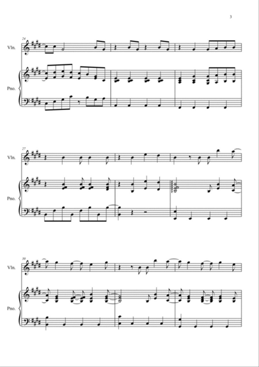 Pretty Pretty Violin Solo scores gallery preview page 3