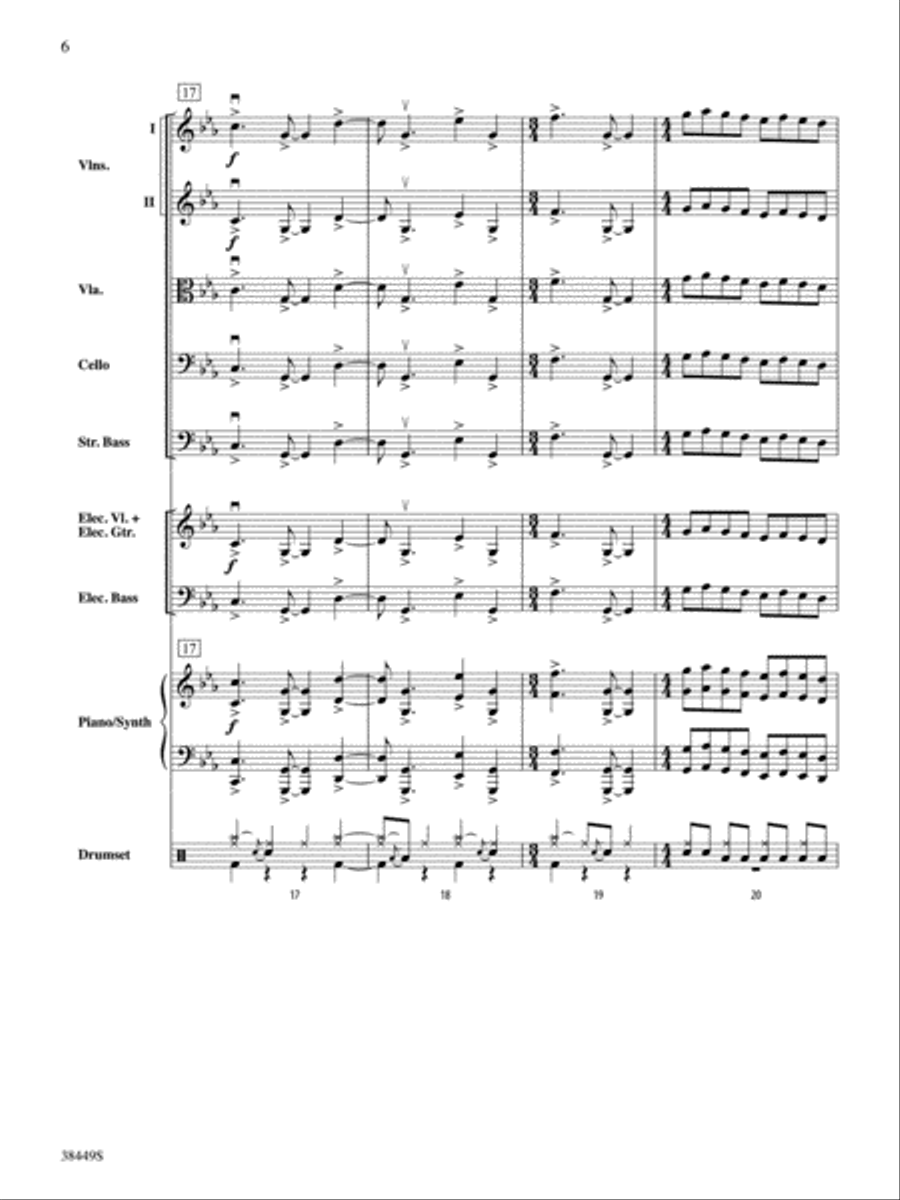 Requiem (The Fifth): Score String Orchestra scores gallery preview page 6