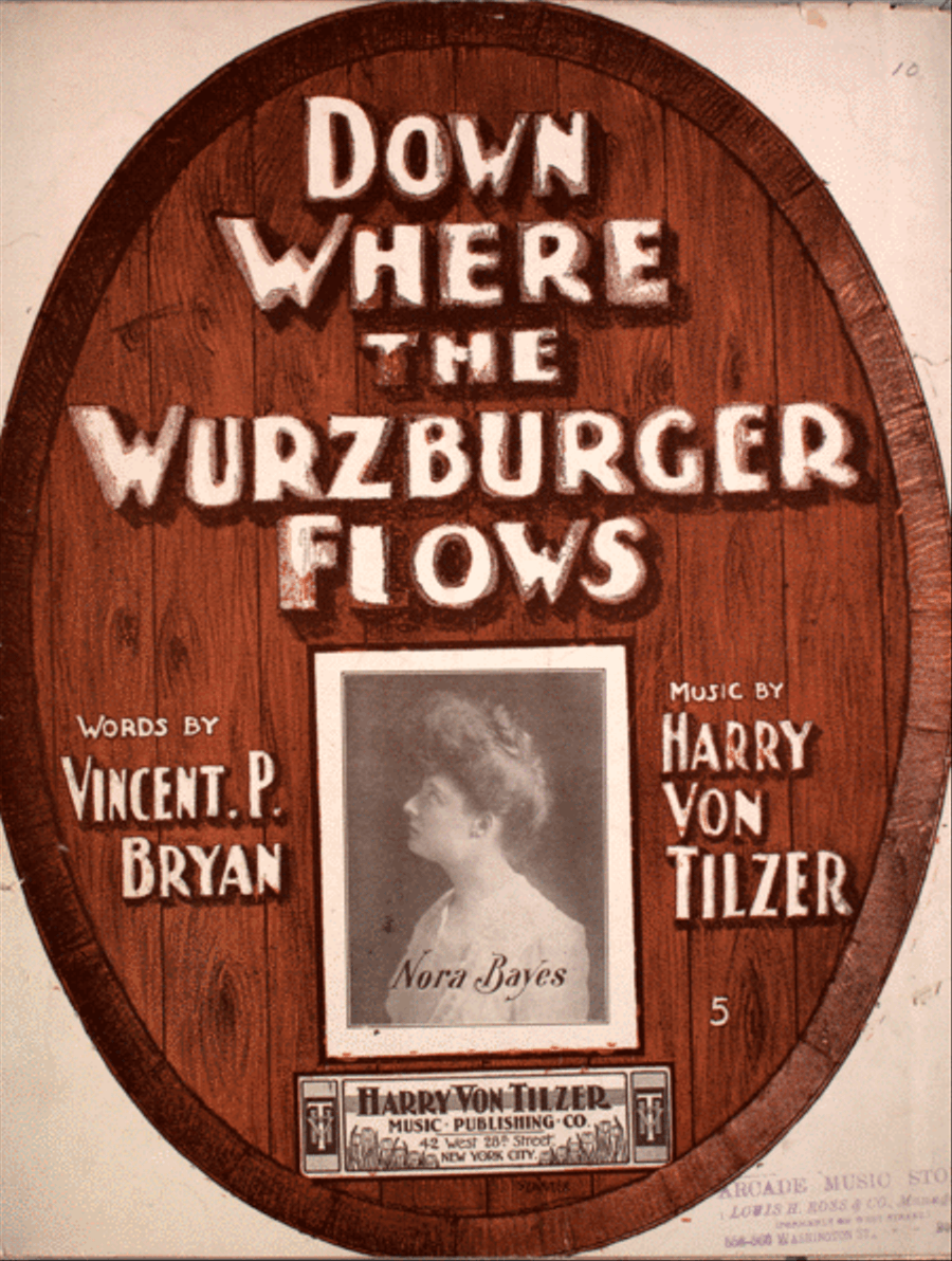 Down Where the Wurzburger Flows Voice scores gallery preview page 1