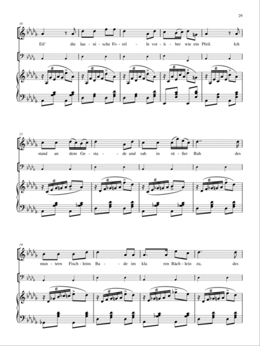 DIE Forelle! Soprano Voice scores gallery preview page 2