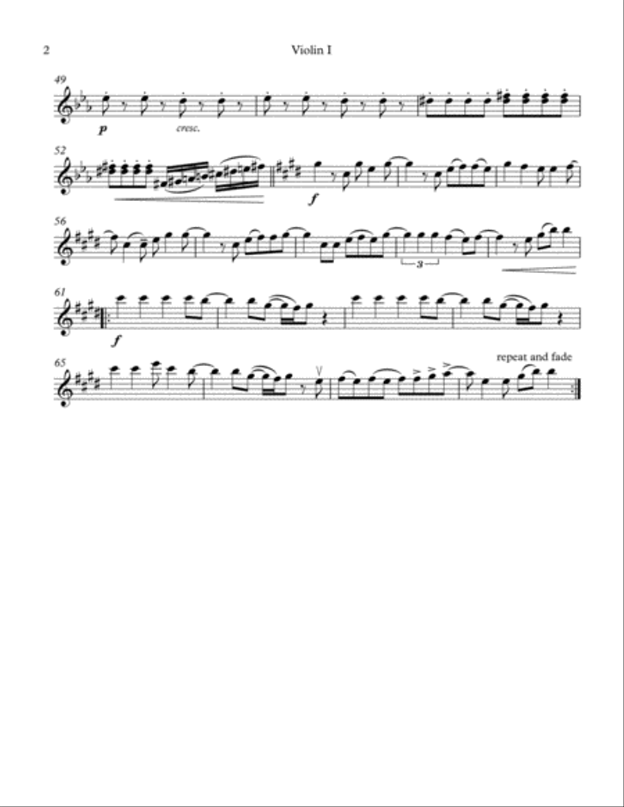 Ain't No Mountain High Enough String Quartet scores gallery preview page 2