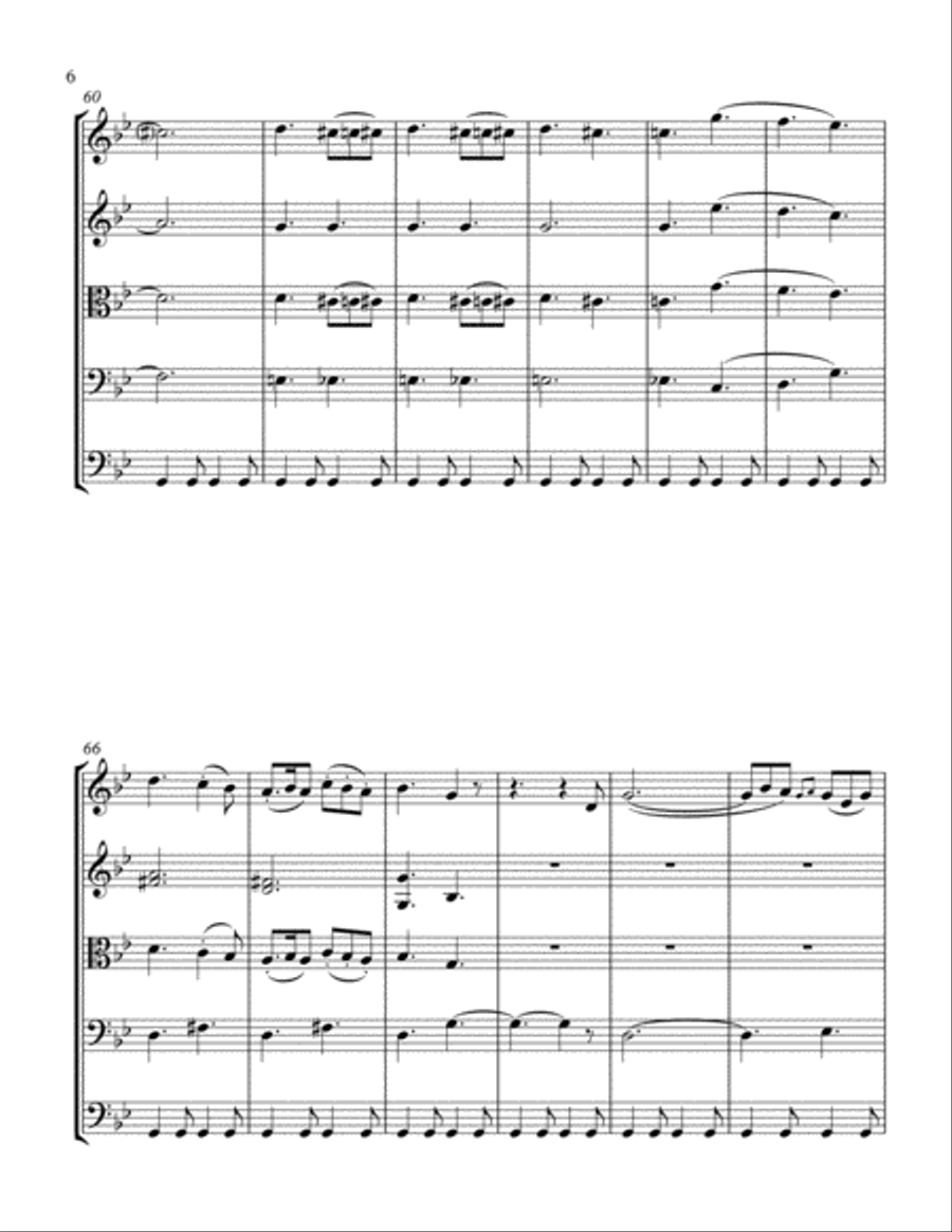 Il Vecchio Castello String Quintet Moussorgsky String Quartet scores gallery preview page 6