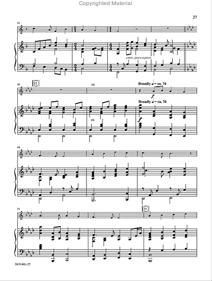 Christmas Winds Clarinet scores gallery preview page 19