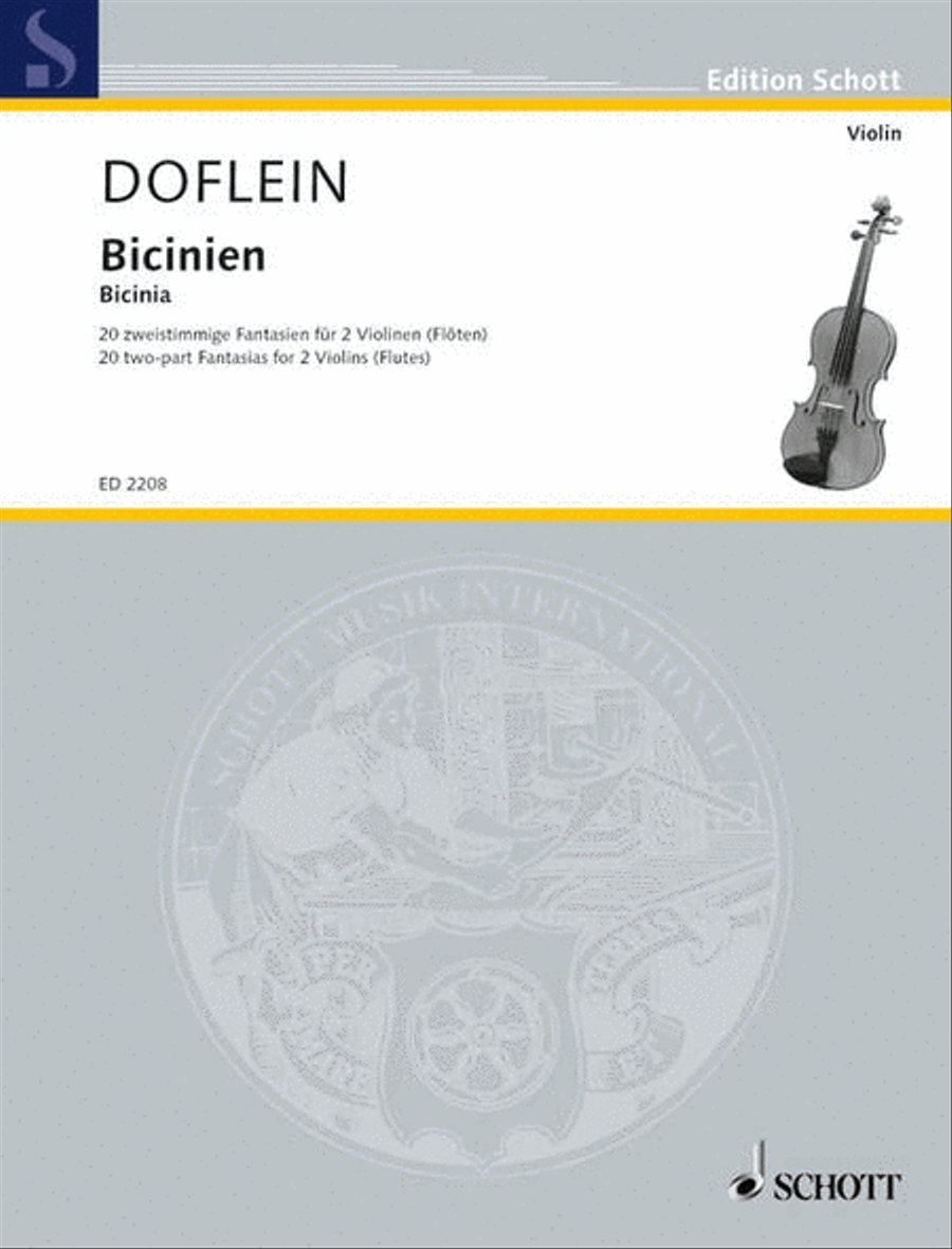 Bicinien Bicinien Flute scores gallery preview page 1