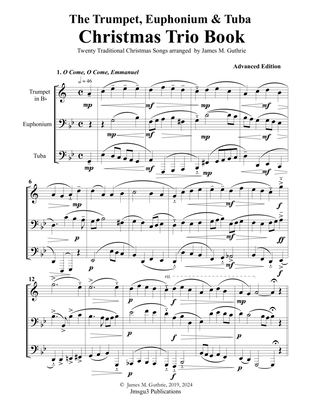 Book cover for Guthrie: The Trumpet, Euphonium & Tuba Christmas Trio Book - Advanced Edition